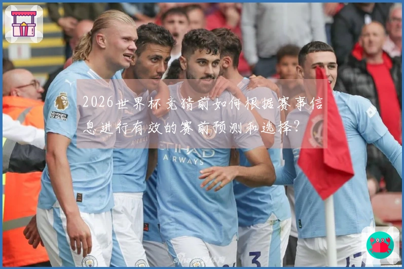 2026世界杯竞猜前如何根据赛事信息进行有效的赛前预测和选择？