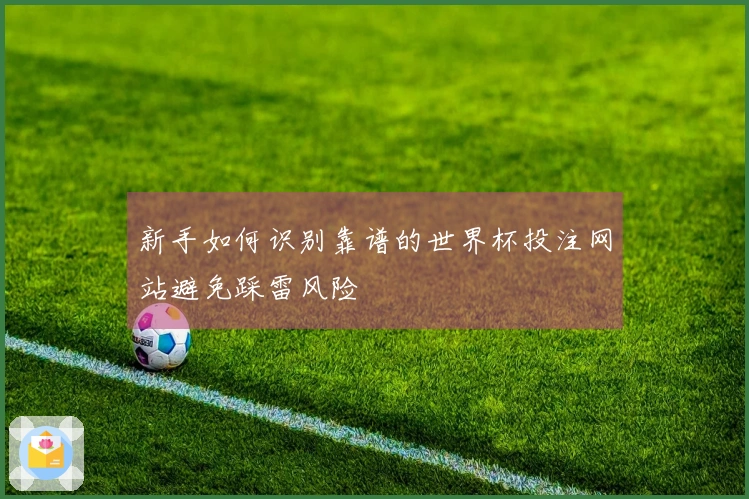 新手如何识别靠谱的世界杯投注网站避免踩雷风险